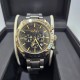MASSA steel watch, black dial, chronograph, case size: 42mm excluding crown
