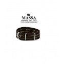 MORELLATO STRAP BLACK AND GREY 22MM IN CANVAS, BREATHABLE, ANALLERGIC, WASHABLE WITH STAINLESS STEEL BUCKLE